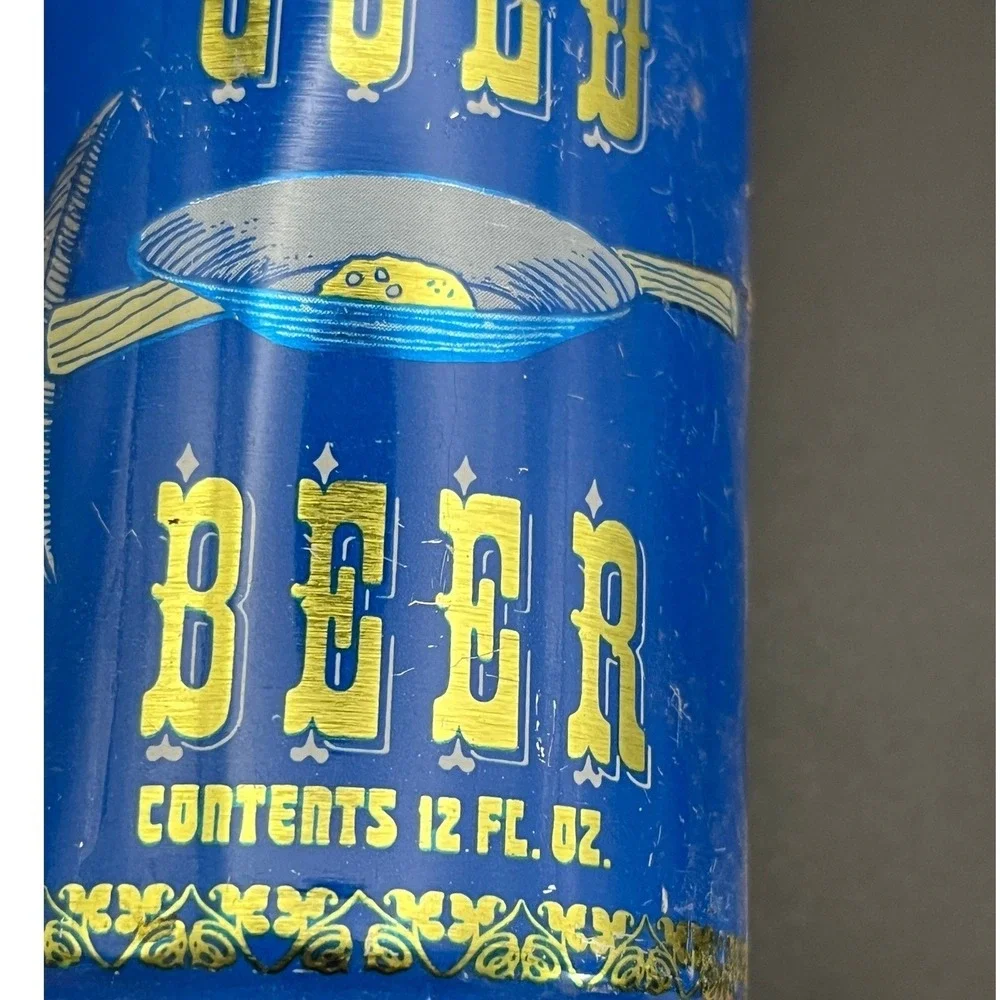Vintage Placer Gold Beer‎ Flat Top Can Placer Brewing Co Auburn CA 12oz Steel